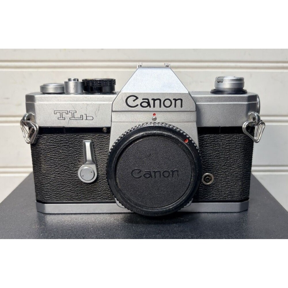 Vtg Canon TLb 35mm SLR Film Camera Body Only w/new Battery Installed *Working*